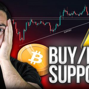 âš ï¸� Bitcoin At Critical Support! | Will It Bounce?