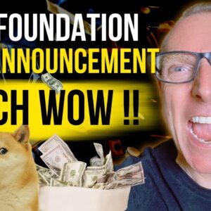 HUGE DOGECOIN BREAKING NEWS!! Doge foundation Huge Announcement - Much WOW
