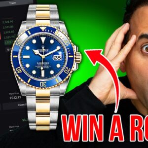 WIN A $25,000 ROLEX WATCH!! CRYPTO TRADERS WATCH NOW!